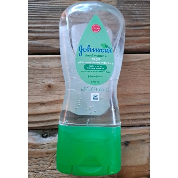 Johnson's Baby Other - Johnson's Baby Oil Gel with Aloe Vera & Vitamin E, Baby Skin Care, 6.5 oz.